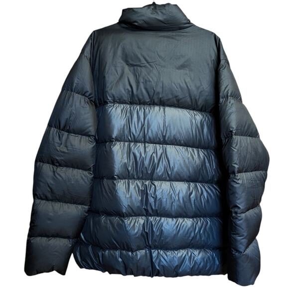 Nike Down Puffer Jacket Black 3XL — “The Athletic Dept.” Vintage Duck Down - Picture 3 of 5